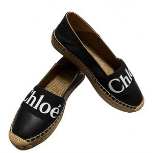 Chloe leather espadrilles